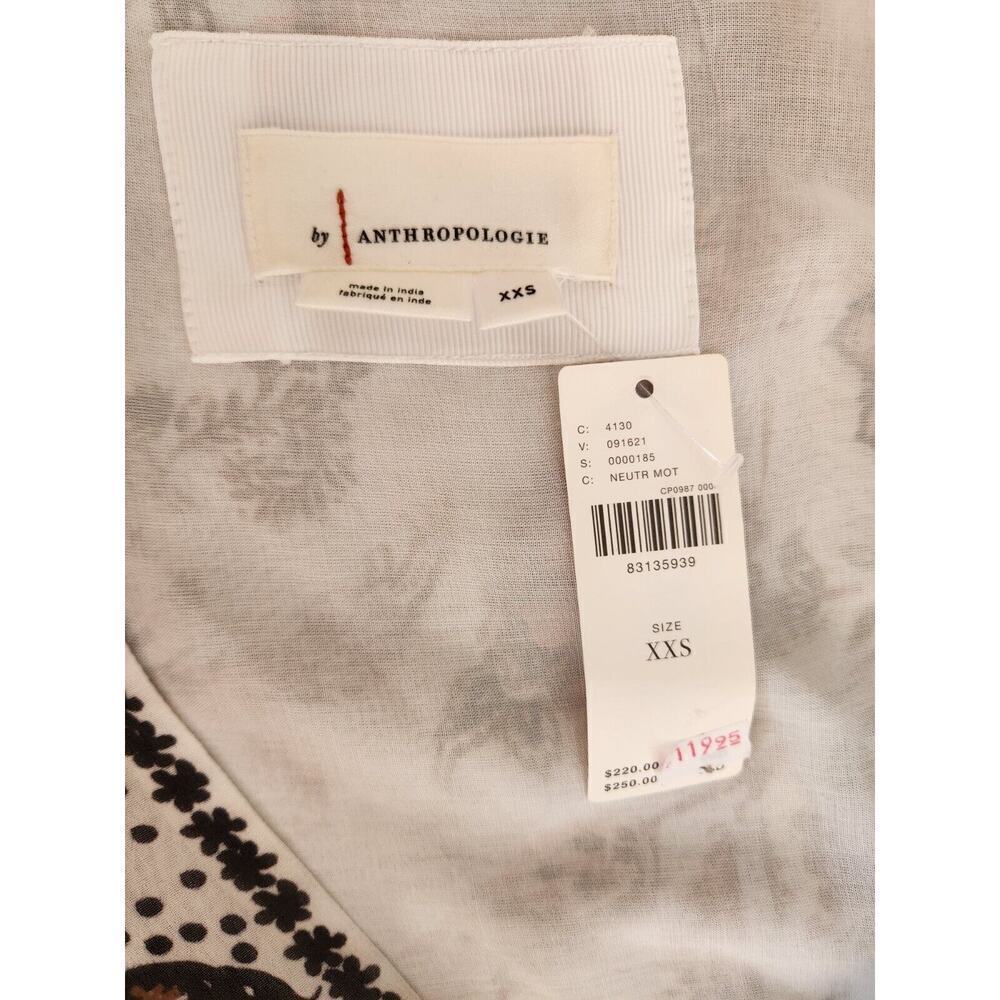 NWD By Anthropologie V-Neck Long-Sleeve Maxi Dress Size XXS Neutral #MA412 - Picture 11 of 13